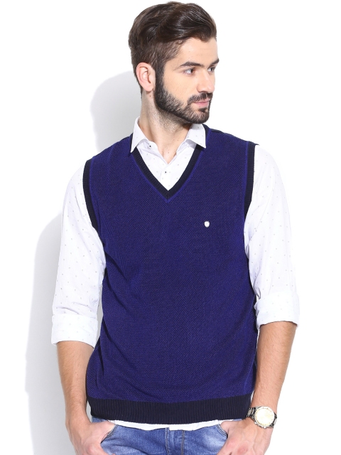 Blackberrys Blue Sleeveless Sweater