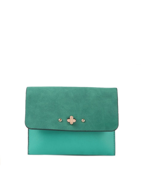 Accessorize Green Solid Sling Bag