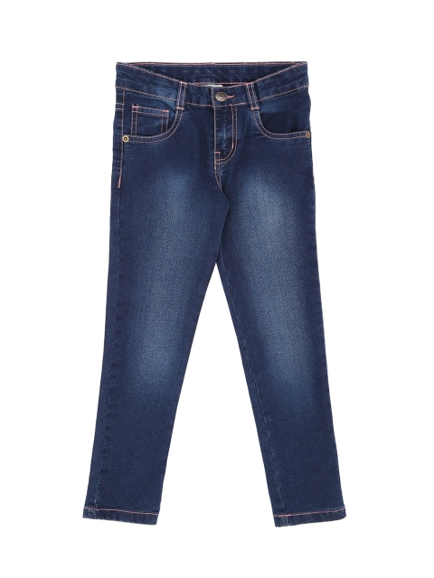Pantaloons Junior Girls Blue Regular Fit Jeans