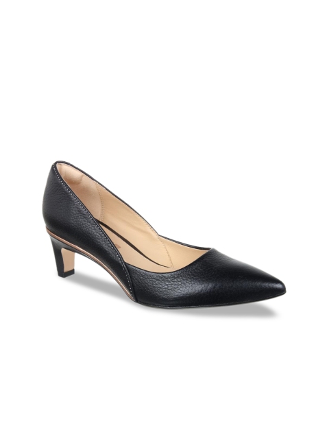 Clarks Women Black Solid Heels