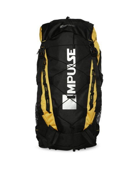 Impulse Unisex Black & Yellow Kings Peak 65 Litres Rucksack 
Impulse Unisex Black & Yellow Kings Peak 65 Litres Rucksack