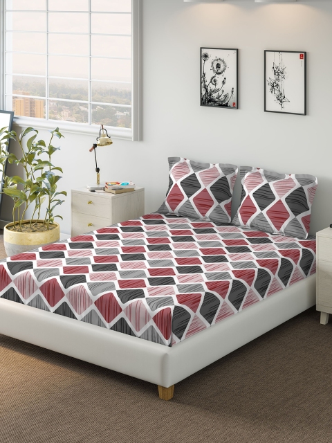 DDecor Multicoloured Printed 144 TC Cotton Queen Bedsheet with 2 Pillow Covers, Multi
DDecor Multicoloured Printed 144 TC Cotton Queen Bedsheet with 2 Pillow Covers, Multi
