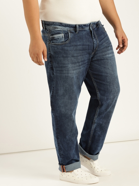 Sztori Plus Size Men Navy Slim Tapered Fit Mid-Rise Clean Look Stretchable Jeans, Navy blue
Sztori Plus Size Men Navy Slim Tapered Fit Mid-Rise Clean Look Stretchable Jeans, Navy blue