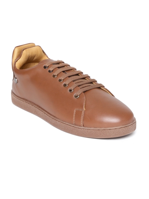 Duke Men Brown Solid Sneakers
