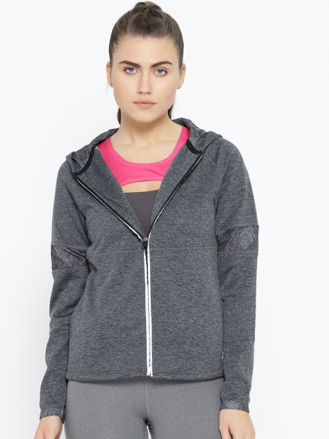 HRX by Hrithik Roshan Women Charcoal Grey Training Rapid Dry Solid Hooded Sweatshirt
HRX by Hrithik Roshan Women Charcoal Grey Training Rapid Dry Solid Hooded Sweatshirt
