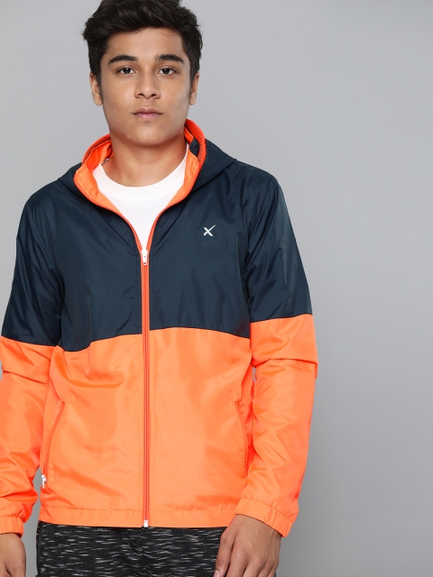 HRX by Hrithik Roshan Boys Navy & Neon Orange Colourblocked U-17 Hooded Running Jacket, Navy blue
HRX by Hrithik Roshan Boys Navy & Neon Orange Colourblocked U-17 Hooded Running Jacket, Navy blue