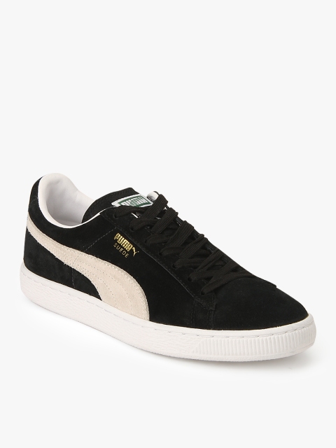 Suede Classic+ Black Sneakers