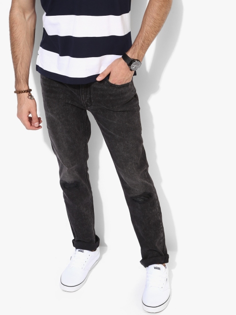 Black Washed Skinny Fit Jeans