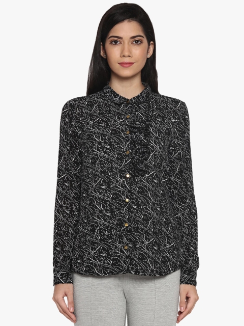 Black Printed Shirt
