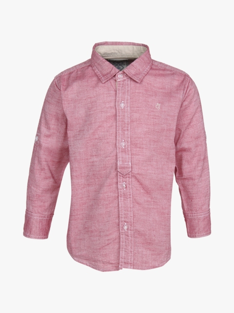 Mauve Regular Fit Casual Shirt