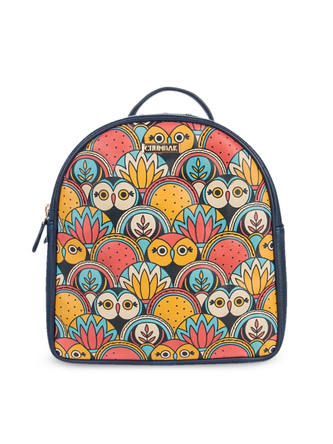 Chumbak Women Multicoloured Printed Backpack, Multi