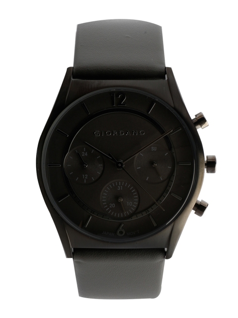 GIORDANO Men Black Analogue Watch 1974-04