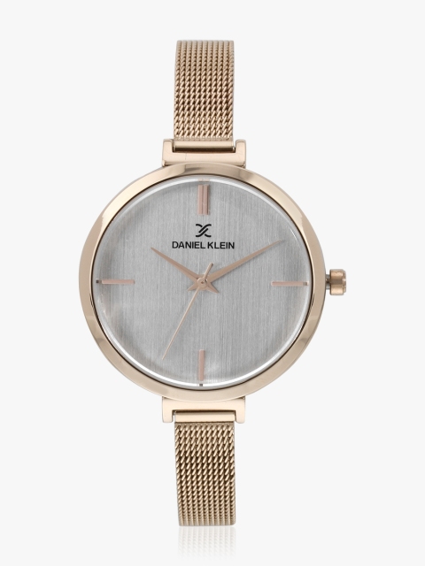 Rose Gold/White Analogue Watch