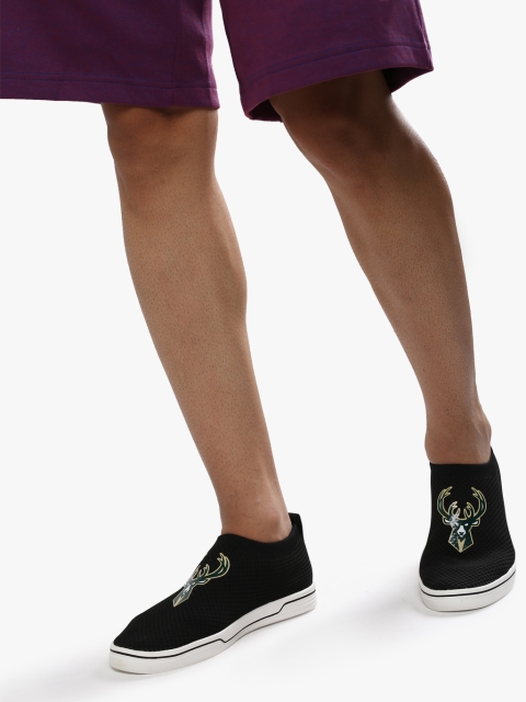 Milwalikee Bucks Black Slip On