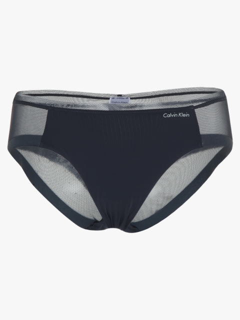 Calvin Klein Underwear Women Navy Blue Solid Bikini