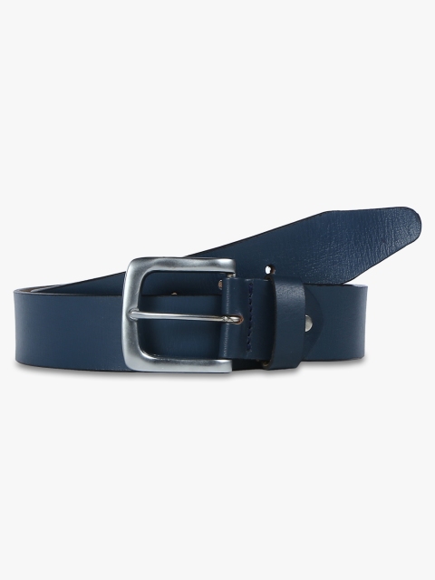 Blue Leather Belt