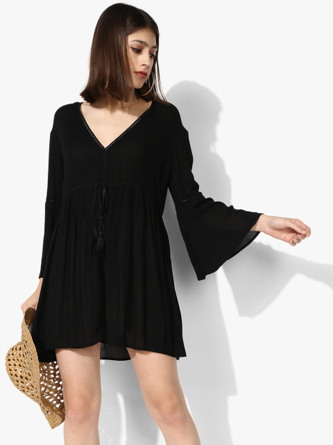 Black Solid Blouse