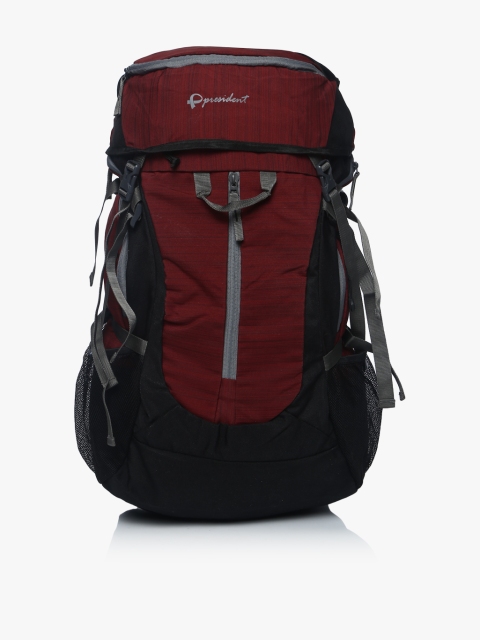 Red Polyester Backpack