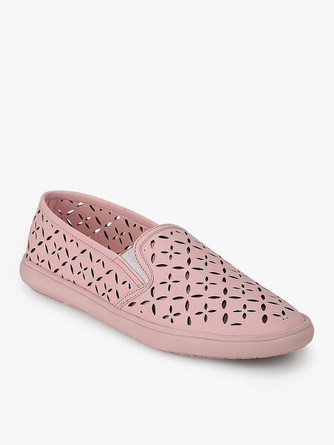 Jaci Pink Slip-On Sneakers
