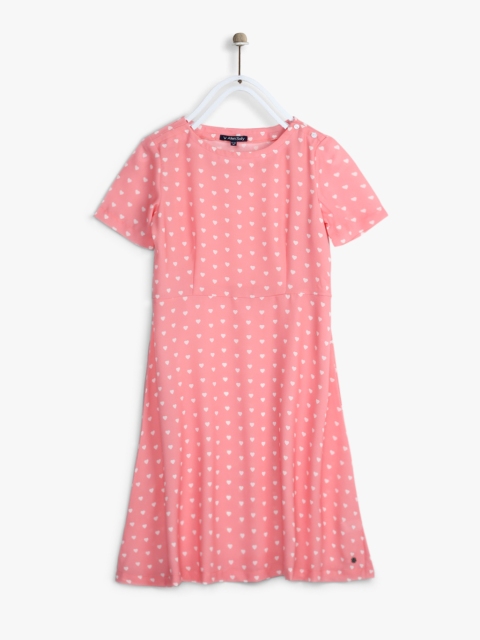Pink Casual Dress