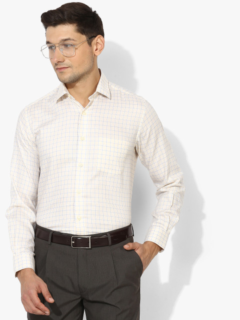 Yellow Checked Slim Fit Formal Shirt
Yellow Checked Slim Fit Formal Shirt