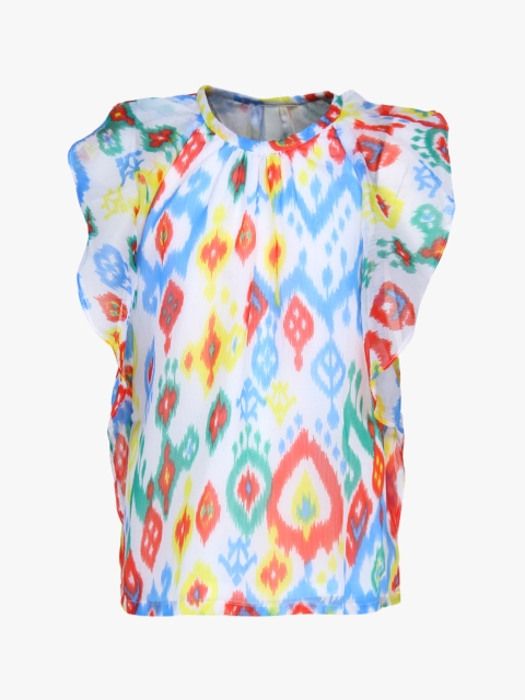 Multicoloured Casual Top, Multi
