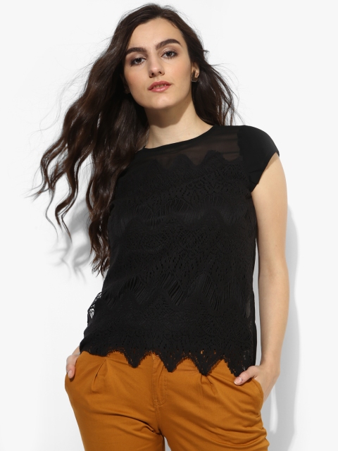 Black Solid Blouse