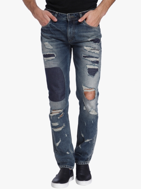 Jack & Jones Men Blue Slim Fit Jeans
