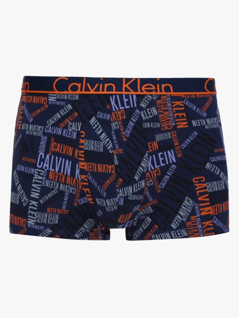 Navy Blue Printed Trunk
