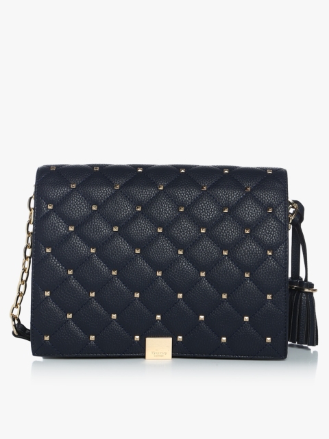 Dune Women Navy Blue Solid Sling Bag