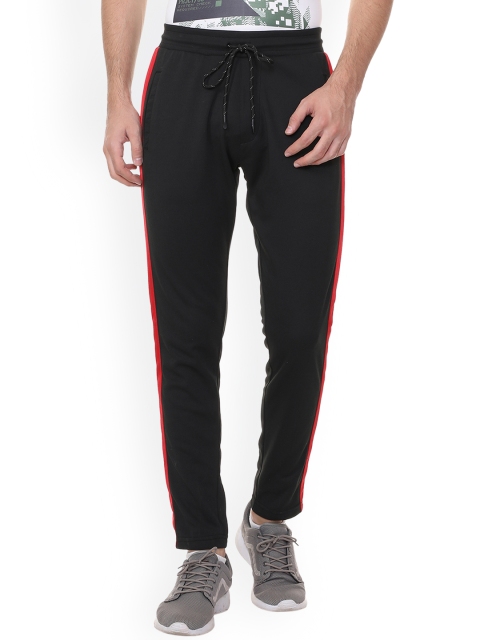 People Men Black Solid Joggers