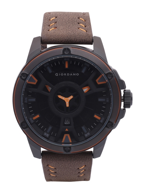GIORDANO Men Black Analogue Watch C1161-03