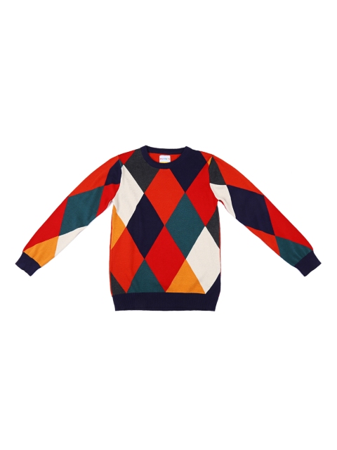POPPERS by Pantaloons Boys Multicoloured Printed Sweater, Multi