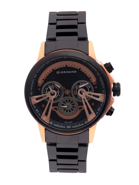 GIORDANO Men Black Analogue Watch C1101-44