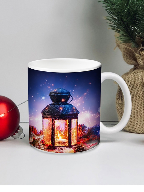 Archies Multicoloured Printed Ceramic Coffee Mug, Multi