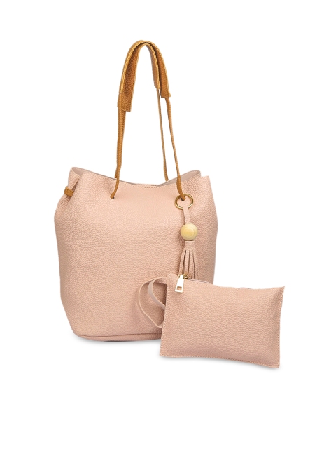 LEGAL BRIBE Pink Solid Shoulder Bag