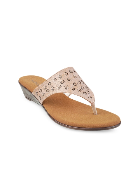 Mochi Women Brown Solid Sandals