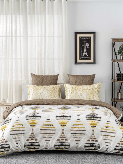 DDecor Yellow & White Striped Flat 144 TC Cotton Single Bedsheet with 1 Pillow Covers
DDecor Yellow & White Striped Flat 144 TC Cotton Single Bedsheet with 1 Pillow Covers