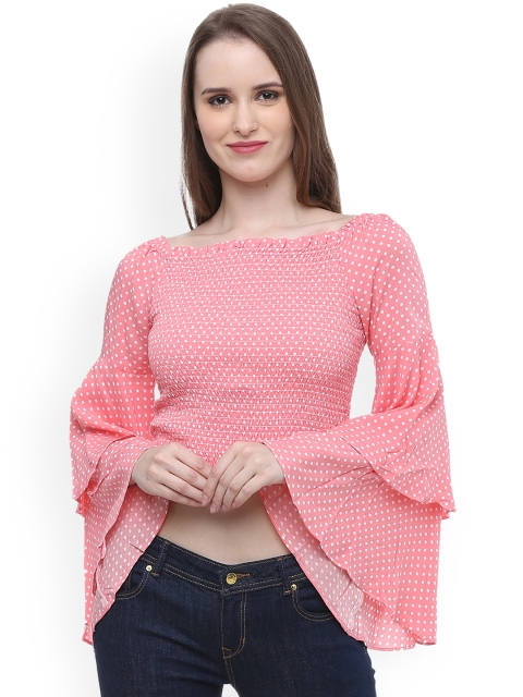 Splash Women Pink Printed Top