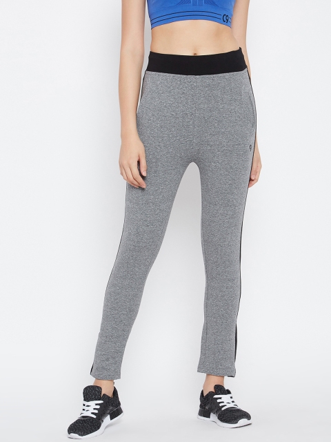 C9 AIRWEAR Women Grey Melange Solid Track Pants