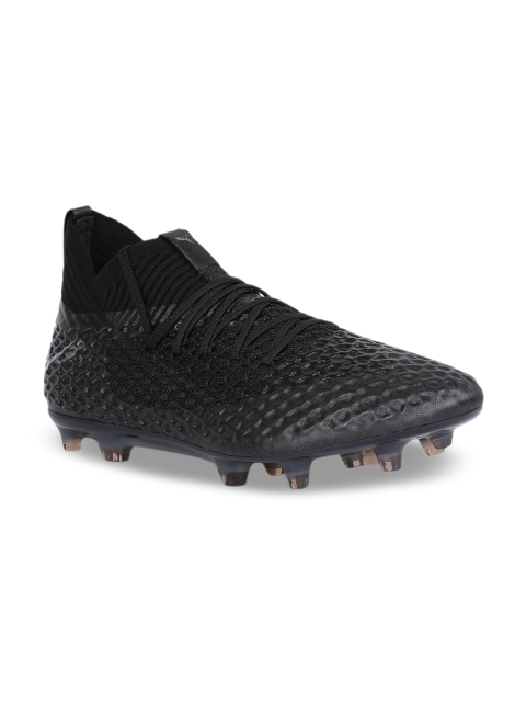 Puma Future 2.1 Net Fit Men Black Leather Football Shoes