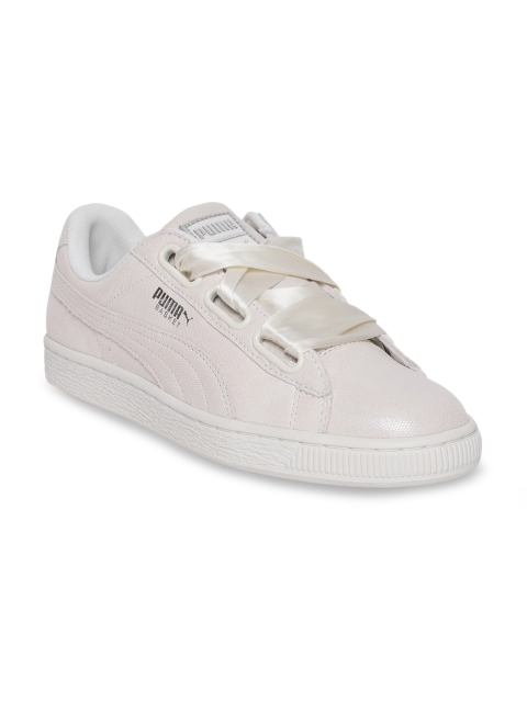 Puma Women White Sneakers