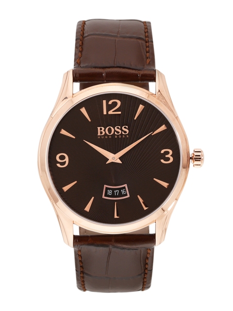 Hugo Boss Men Brown Analogue Watch 1513426