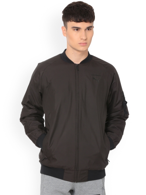 Puma Men Brown Solid Bomber
