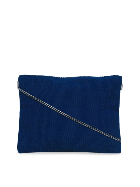 Diwaah Blue Self Design Sling Bag