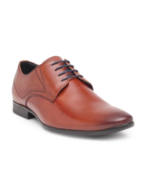 Teakwood Leathers Men Brown Formal Leather Derbys