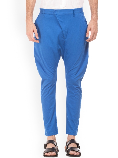 Colt Men Blue Slim Fit Solid Jodhpuris
