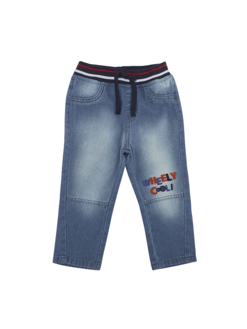 Chirpie Pie by Pantaloons Boys Blue Regular Fit Mid-Rise Clean Look Jeans