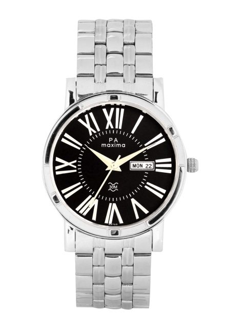 maxima Men Black Analogue Watch 49703CMGI