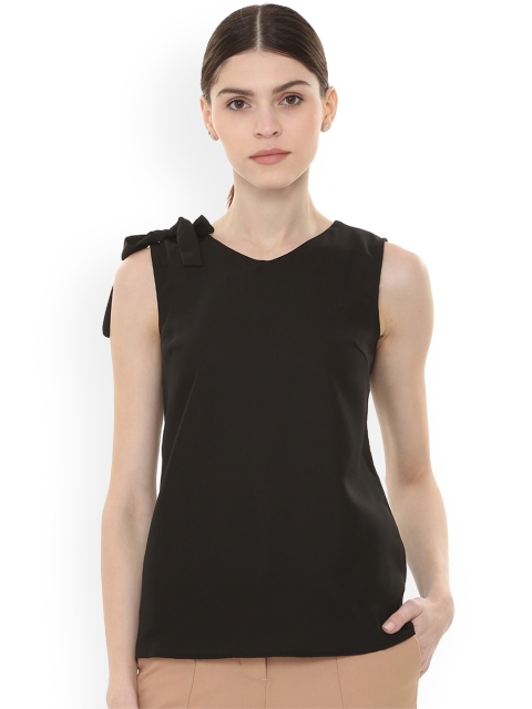 Van Heusen Woman Black Solid Top